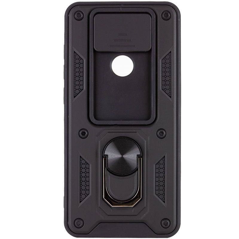 Ударостійкий чохол Camshield Ring для Xiaomi Redmi Note 9 (Чорний)