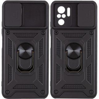 Ударостійкий чохол Camshield Ring для Xiaomi Poco M5s (Чорний)