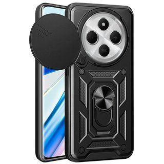 Ударостійкий чохол Camshield Ring для Xiaomi Redmi A4 5G (Чорний)