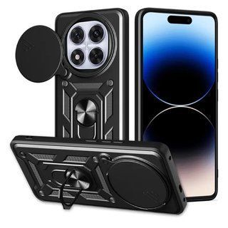 Ударостійкий чохол Camshield Ring для Xiaomi Poco X7 (Чорний)