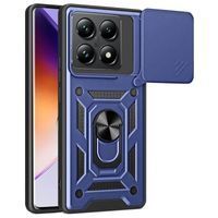 Ударостійкий чохол Camshield Ring для Xiaomi 14T Pro (Темно Синій)