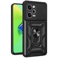 Ударостійкий чохол Camshield Ring для Xiaomi Redmi Note 12 Pro 5G (Чорний) фото 1