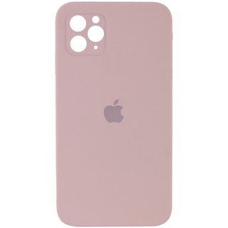 Чехол Silicone Case Закрытая камера Iphone 11 Pro Max (Нежно Розовый/ Pink Sand)