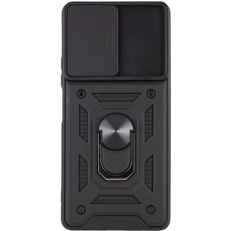 Ударостійкий чохол Camshield Ring для Xiaomi Redmi Note 10 Pro (Чорний)