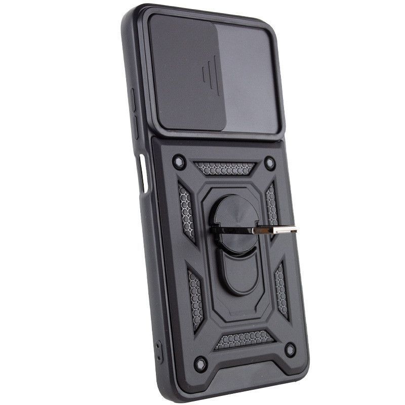 Ударостійкий чохол Camshield Ring для Xiaomi Redmi Note 12 Pro 5G (Чорний)