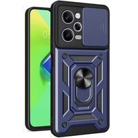 Ударостійкий чохол Camshield Ring для Xiaomi Redmi Note 12 Pro 5G (Темно Синій)