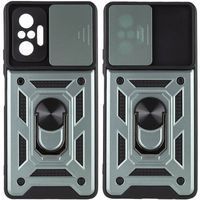 Ударостійкий чохол Camshield Ring для Xiaomi Redmi Note 10 Pro (Зелений)