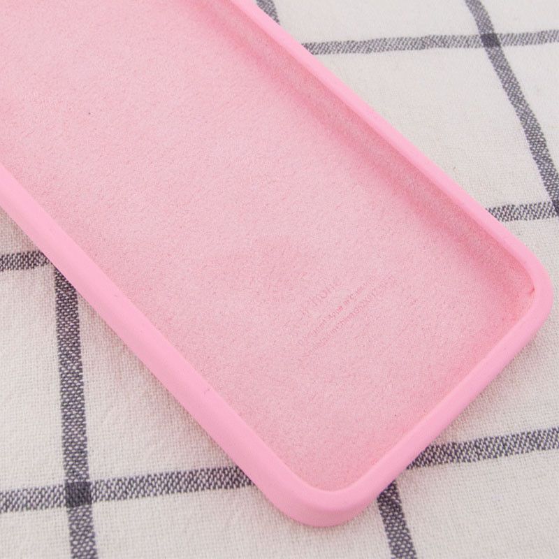 Чохол Silicone Case Закрита камера Iphone 12 Pro (Рожевий / Light Pink)