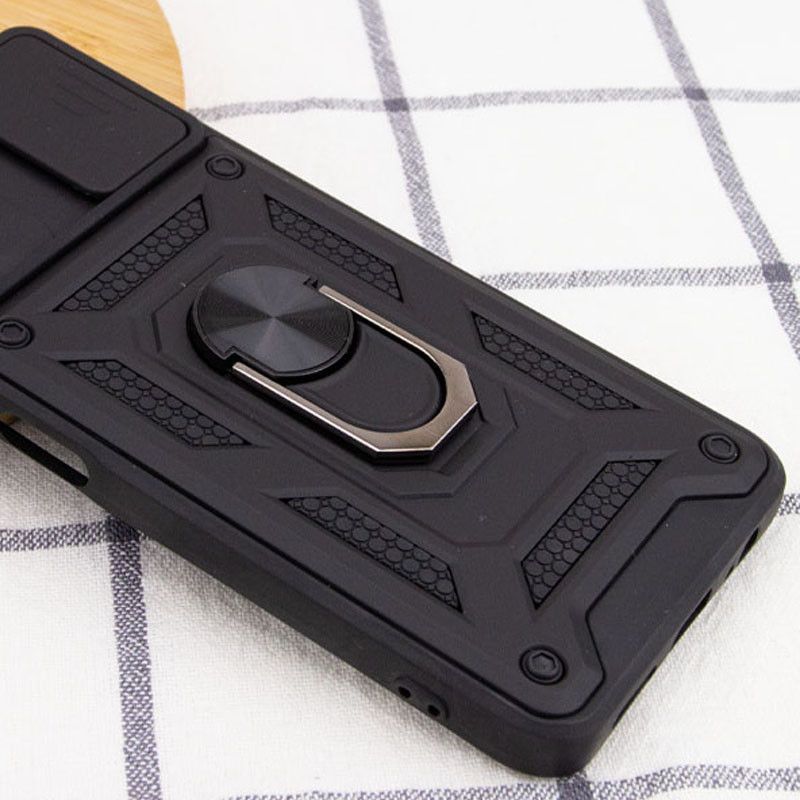 Ударостійкий чохол Camshield Ring для Samsung Galaxy M23 5G (Чорний)