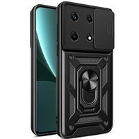Ударопрочный чехол Camshield Ring для Xiaomi 13 Pro (Черный)