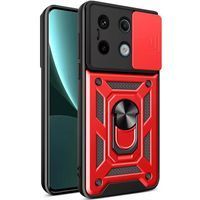 Ударостійкий чохол Camshield Ring для Xiaomi Redmi Note 13 Pro (Червоний)
