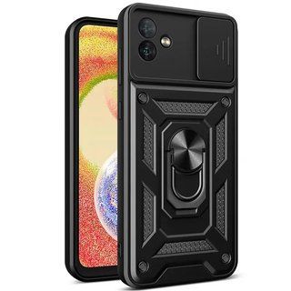 Ударостійкий чохол Camshield Ring для Samsung Galaxy A06 (Чорний)