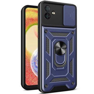 Ударостійкий чохол Camshield Ring для Samsung Galaxy A04 (Темно Синій)