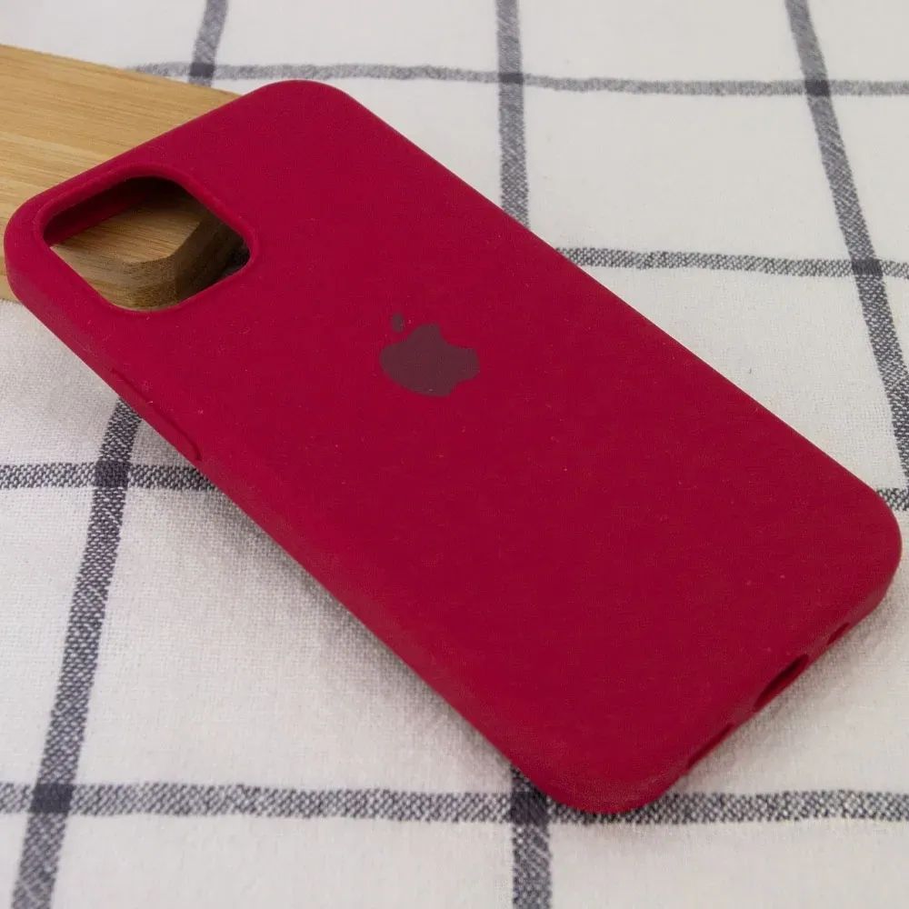 Чохол Silicone Full Protective Case (AA) для Apple iPhone 15 Pro Max (6.7") (Red)