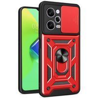 Ударостійкий чохол Camshield Ring для Xiaomi Redmi Note 12 Pro 5G (Червоний)