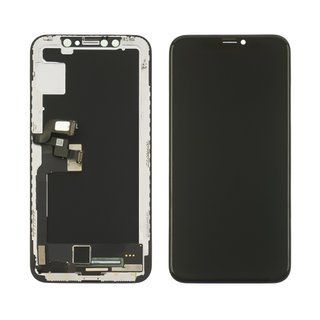Дисплей Original для Apple iPhone X с черным тачскрином FOG