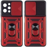 Ударостійкий чохол Camshield Ring для Xiaomi Redmi 12 (Червоний)