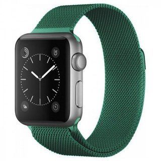 Ремінець Milanese Loop Apple Watch 41 | 40 | 38 | SE mm (Ink Green)