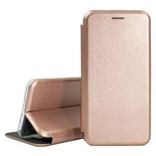 Чохол книжка Xiaomi Poco M6 Pro 4G Flip Magnetic шкіряний Рожеве золото