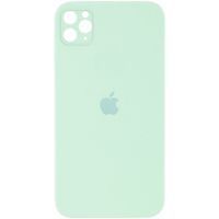 Чехол Silicone Case Закрытая камера Iphone 11 Pro Max (Нежно Голубой / Light Turquoise)