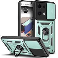 Ударостійкий чохол Camshield Ring для Xiaomi Redmi Note 13 5G (Зелений)
