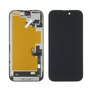 Дисплей GXQC-Super OLED SOFT для Apple iPhone 16 с черным тачскрином 60Hz (без ошибки) Service Pack