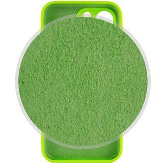 Чохол Silicone Case Закрита камера Iphone 14 Pro (Салатовий / Neon green)