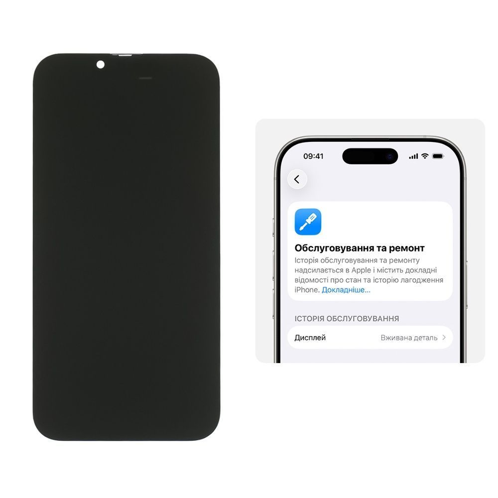 Дисплей ZY-OLED для Apple iPhone 13 с черным тачскрином 60Hz (без ошибки)