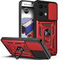 Ударостійкий чохол Camshield Ring для Xiaomi Redmi Note 13 5G (Червоний)