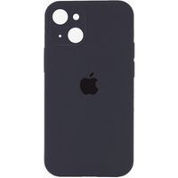 Чехол Silicone Case Закрытая камера Iphone 14 (Серый / Dark Gray)