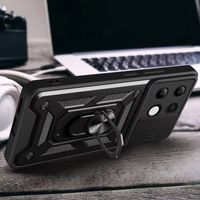 Ударостійкий чохол Camshield Ring для Xiaomi Poco M6 Pro 4G (Чорний) фото 3