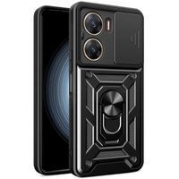 Ударостійкий чохол Camshield Ring для Xiaomi Poco X7 Pro (Чорний) фото 1