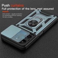 Ударостійкий чохол Camshield Ring для Xiaomi Redmi 13C (Зелений)