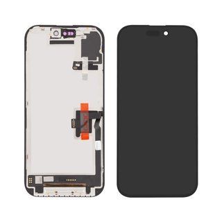Дисплей для Apple iPhone 16 Pro з чорним тачскрином 120Hz (без помилки) GXQC-Super IN CELL FHD Service Pack