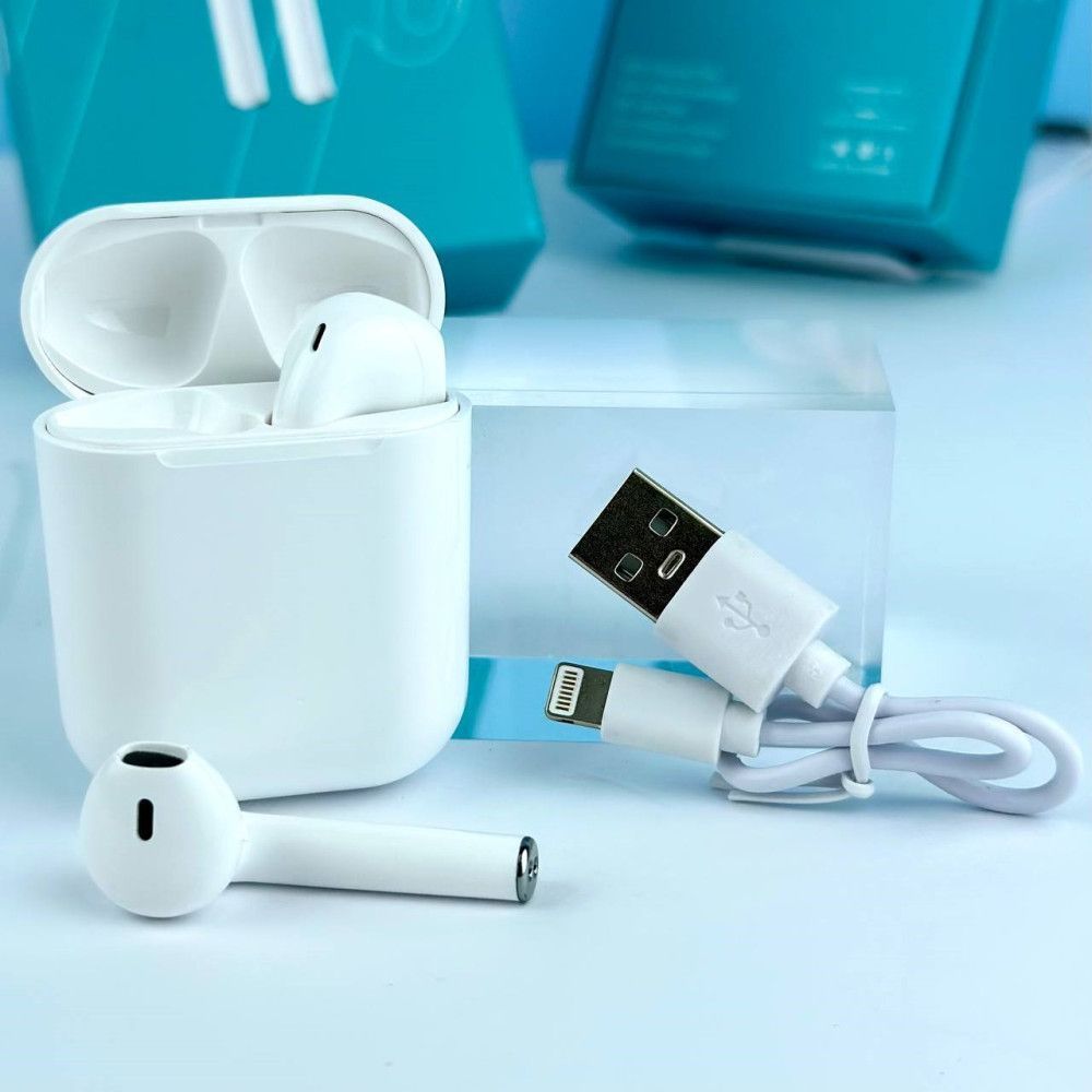 Бездротові навушники з мікрофоном в кейсі AirPods i11 TWS Білий