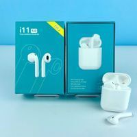 Бездротові навушники з мікрофоном в кейсі AirPods i11 TWS Білий фото 4