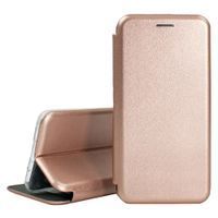 Чохол книжка Huawei P20 Flip Magnetic шкіряний Рожеве золото