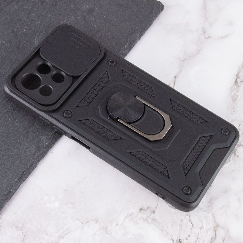Ударостійкий чохол Camshield Ring для Xiaomi 11 Lite 5G NE (Чорний)