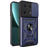 Ударопрочный чехол Camshield Ring для Xiaomi 13 Pro (Темно Синий) фото 1