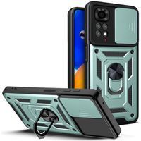 Ударостійкий чохол Camshield Ring для Xiaomi Redmi Note 11 (Зелений)