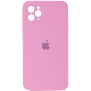 Чохол Silicone Case Закрита камера Iphone 11 Pro Max (Рожевий / Light Pink)