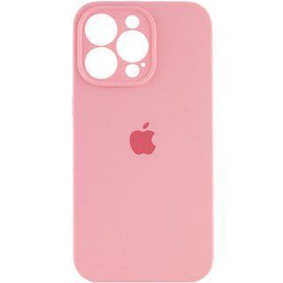 Чохол Silicone Case Закрита камера Iphone 14 Pro (Рожевий / Light Pink)