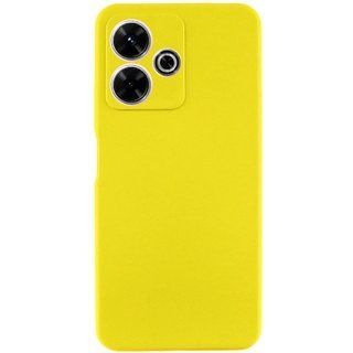 Чехол Silicone Cover Full Camera для Xiaomi Poco M6 (Yellow)