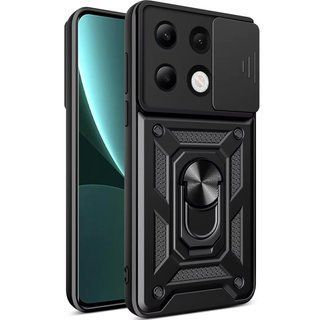 Ударостійкий чохол Camshield Ring для Xiaomi Poco X6 (Чорний)