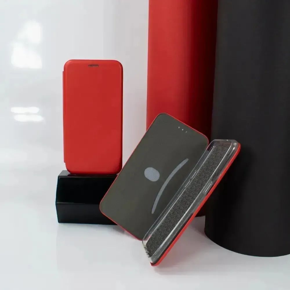 Чохол книжка Xiaomi 13 Lite Flip Magnetic шкіряний Червоний
