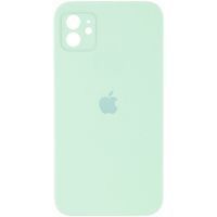 Чохол Silicone Case Закрита камера Iphone 11 (Ніжно Блакитний / Light Turquoise)