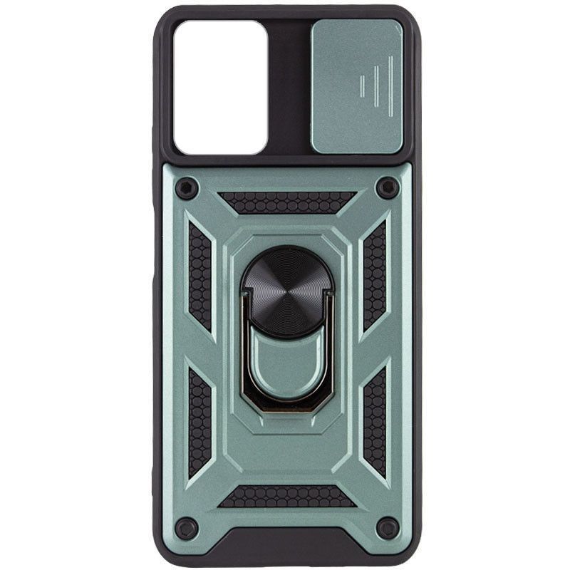 Ударостійкий чохол Camshield Ring для Samsung Galaxy M23 5G (Зелений)