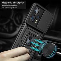 Ударостійкий чохол Camshield Ring для Xiaomi Poco X4 GT (Чорний) фото 3