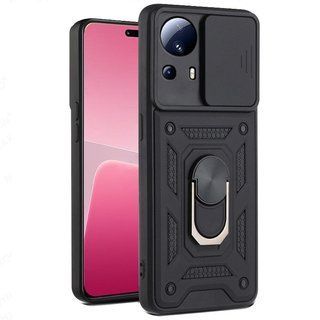 Ударостійкий чохол Camshield Ring для Xiaomi 13 Lite (Чорний)